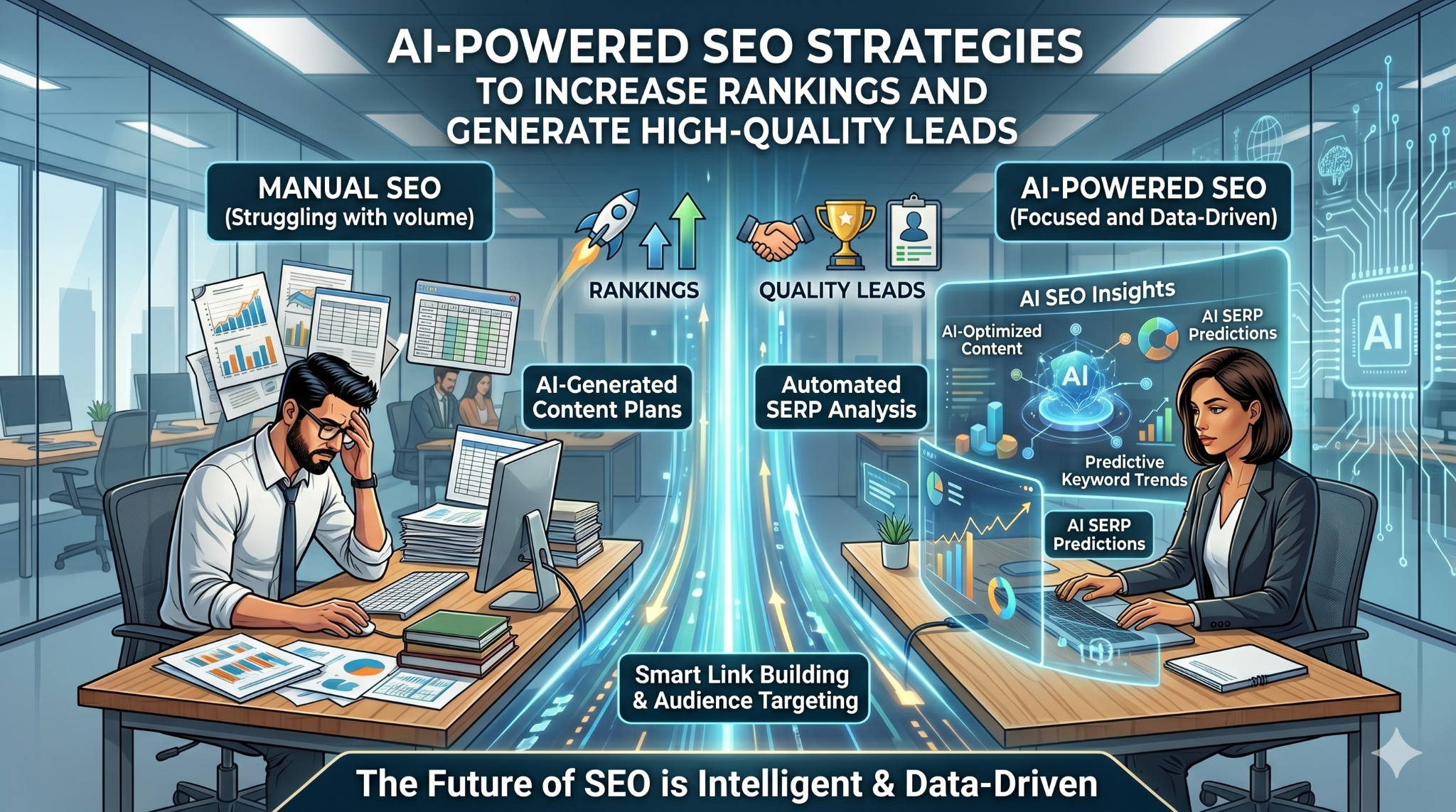 AI-Powered SEO Strategies to Increase Rankings and Generate High-Quality Leads
