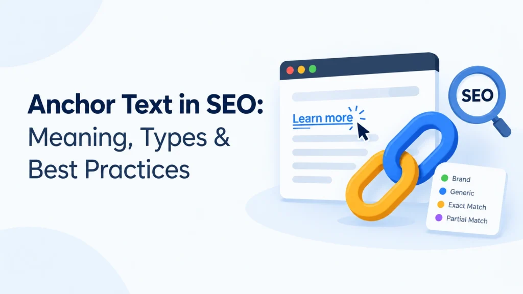 Anchor Text in SEO Meaning Types Best Practices
