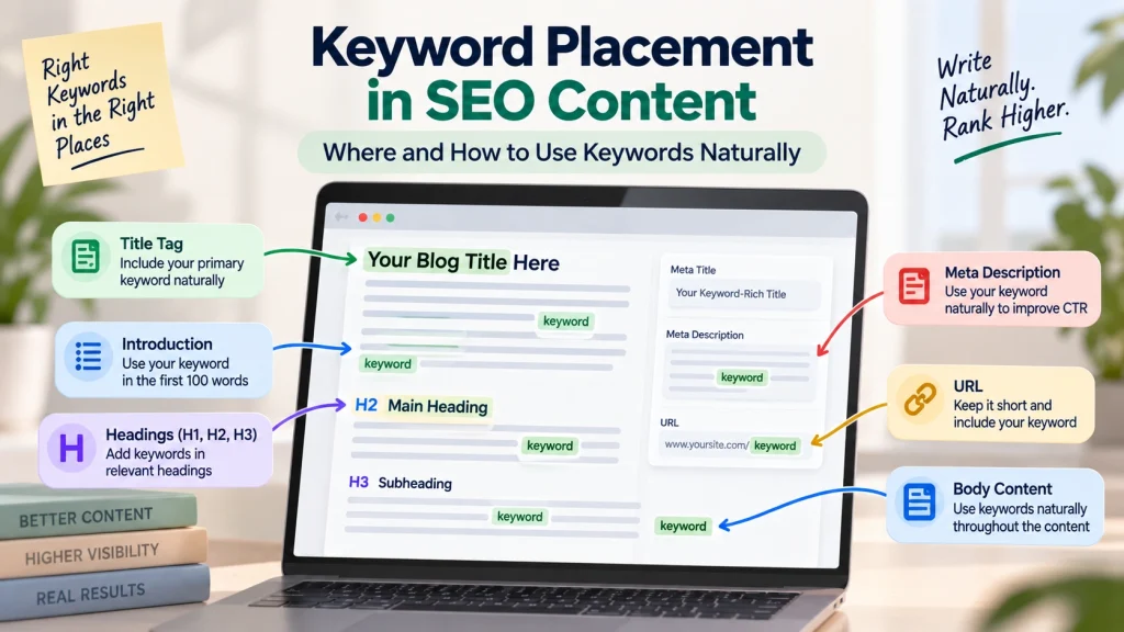 Keyword Placement in SEO Content Where and How to Use Keywords Naturally