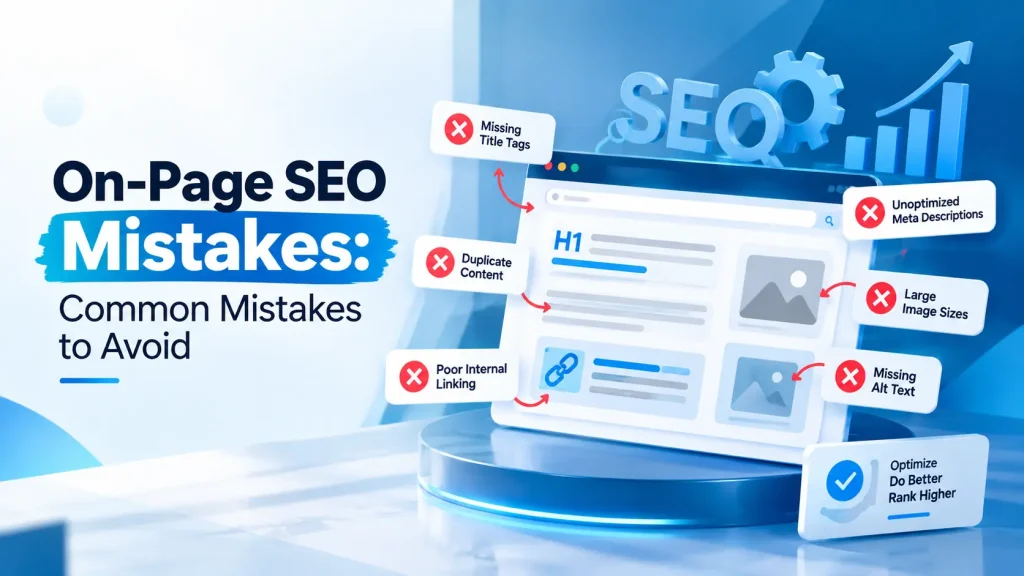 On-Page SEO Mistakes Common Mistakes to Avoid