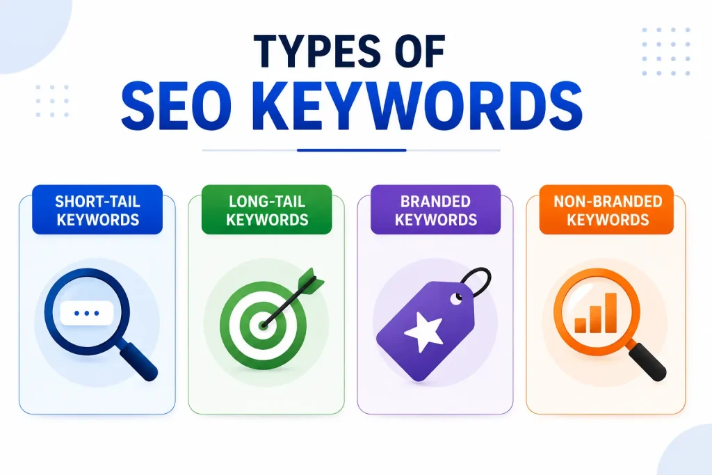 Types of SEO Keywords A Guide to Choosing the Right Keywords