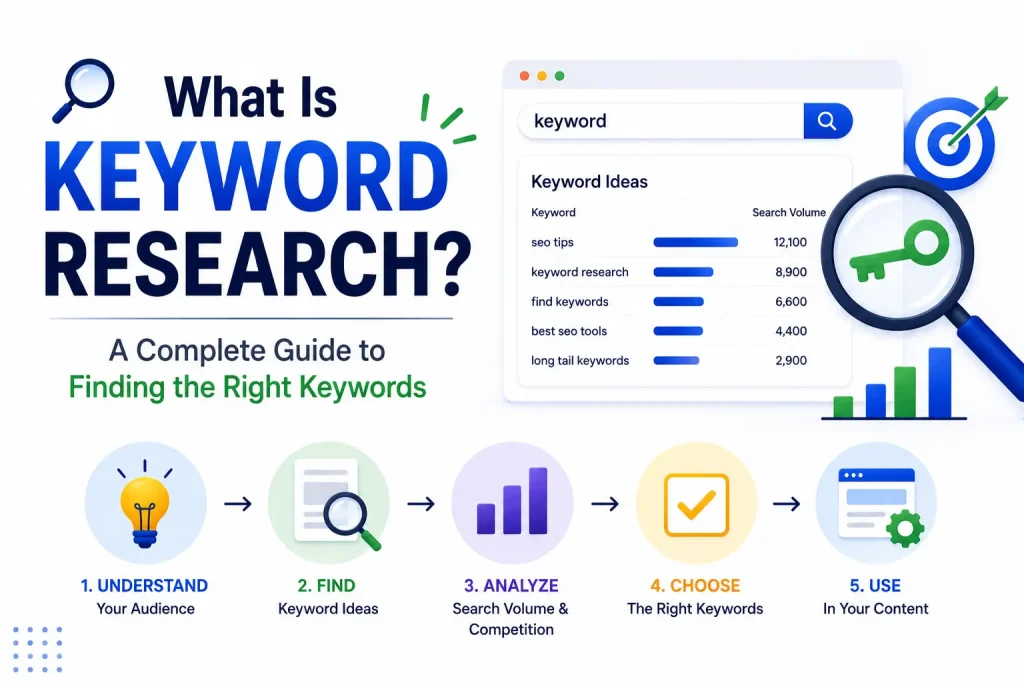 What Is Keyword Research A Complete Guide to Finding the Right Keywords